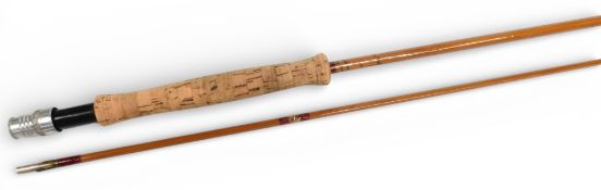 Hardy The Perfection rod 9’6”, 2 piece Palakona, trout fly aftM6, over varnished, good usable rod,