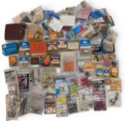 Collection of Fishing Hooks, assorted sizes, coarse fishing, fly fishing and sea fishing, in need of