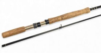 Daiwa Graphite GF-49A carbon trout fly rod, 10ft 2pc line 9/10#, alloy double uplocking reel seat