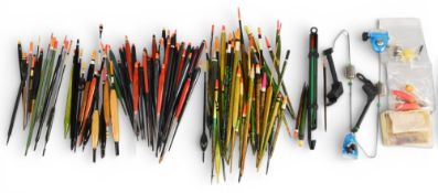 Lot of Mystic collector series floats, in variety of stick, zoomer and Avon patterns, good