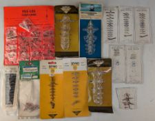 Rod Maker Spare Rod Rings: a carded collection assorted maker, to include Seymo, Pegley Davis,