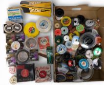 Quantity of Fishing Line Nylon reels and fly-fishing line, used and unused, with good examples of