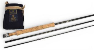 Hardy Alnwick “Hardy Favourite” graphite carbon trout fly rod, 10ft 6” 3pc line 7/8#, uplocking reel