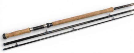 Daiwa Graphite Salmon CF98-16 carbon fly rod, 16ft 3pc line 10/12#, 26” handle, down locking reel