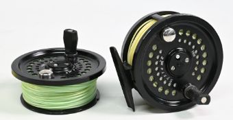 Scientific Anglers System 2, 1011 alloy salmon fly reel with spare spool, 3 ¾” wide ventilated