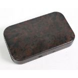 Hardy Neroda Fly Box, original oxblood finish. 6 ¼” x 3 ¾” with chenille bars, good catch and hinge,