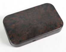 Hardy Neroda Fly Box, original oxblood finish. 6 ¼” x 3 ¾” with chenille bars, good catch and hinge,