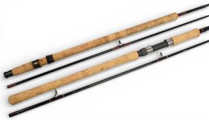 Silstar Boron Graphite high density carbon spinning rod 3574-360, 3.6m, 2pc action C-20, 24” handle,