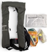 Fox KS Life Saver Life Jacket, adult standard size, with two unused canisters. UK postage only