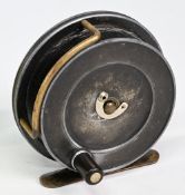 Hardy Bros “The Sunbeam” alloy trout fly reel LHW trout fly reel, 2 ¾” spool, horseshoe latch, black