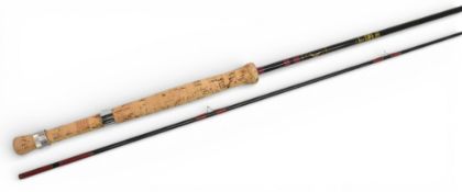 Bruce & Walker hand built in England carbon multi trout fly rod, 9ft 2pc line 6/7#, alloy sliding
