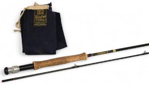 Hardy Alnwick graphite trout fly rod, 9ft 2pc, line 6/7#, alloy uplocking reel seat, MCB. Light use