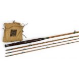 Hardy Alnwick “The Murdock” whole cane trout fly rod No 29272, 10ft 6” 3pc with spare tip (tips 3”