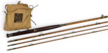 Hardy Alnwick “The Murdock” whole cane trout fly rod No 29272, 10ft 6” 3pc with spare tip (tips 3”
