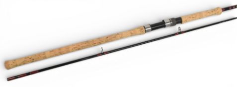 Bruce & Wallker Made in England Carbo Multispin carbon spinning rod, 10ft 2pc CW 8-20g, 29” handle