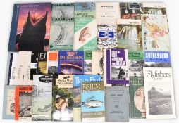 Fishing publications: box of mainly paperback assorted fishing publications to include Tight