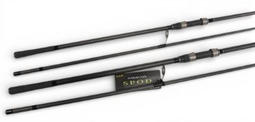 An ESP Paragon Spod 12’ 2 piece, carbon rod, new with hang tags and an ESP Mk2 Paragon, 12’ 2 1/