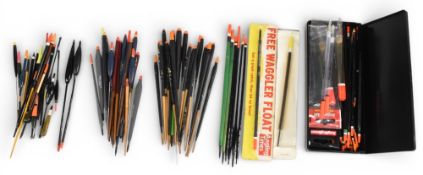 Interesting mix of vintage floats by Dick Clegg, Ian Heaps, Angling Times and Anglers Mail, Dave