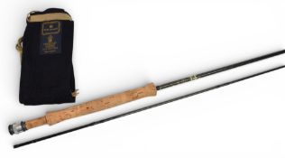Hardy Alnwick “Hardy Favourite” graphite fly rod, 10ft 2pc line 4/5#, alloy uplocking reel seat,