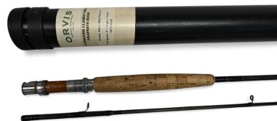 Orvis USA Clearwater Classic carbon trout fly rod 906-2 mid flex 6.0 9573-5141, 9ft 2pc line 6#,
