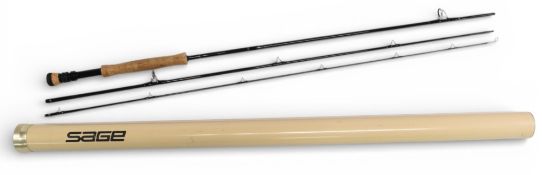 Sage RPLXi 990-3 Graphite III - 4 3/16oz carbon saltwater proof fly rod, 9ft 3pc line 9#, alloy