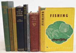 Vintage fishing books including Fishing 1959 George Clifford, Notes on Trout Fishing in Lake