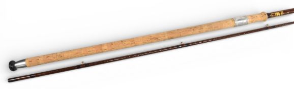 Bruce and Walker Mk1V Avon G compound taper, 11’ 2 piece hollow glass rod, close whipped,