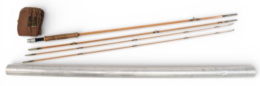 Hardy Alnwick “The LRH Dry Wet” No E98963 Palakona split cane trout fly rod, 9ft 3” 3pc with spare