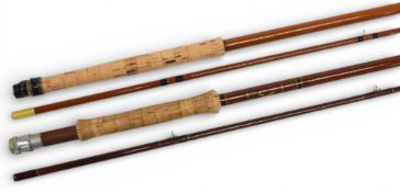 B James & Son in conjunction with Bruce & Walker – Mk 1 trout fly rod, 9ft 6” 2pc, line 9#, alloy