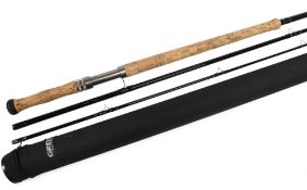 Greys Alnwick GRXi carbon trout fly rod, 15ft 3pc line 100/11 (note top section joint repair looks