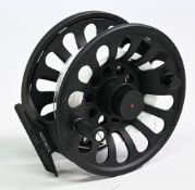 Vision 910 Deep Salmon fly reel 4” dia’ in black finish, rear drag adjuster, lightweight