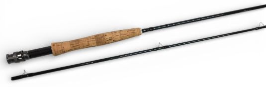 Greys Alnwick GRX carbon trout fly rod, 9ft 2pc line 5/6#, alloy uplocking reel seat and collar with