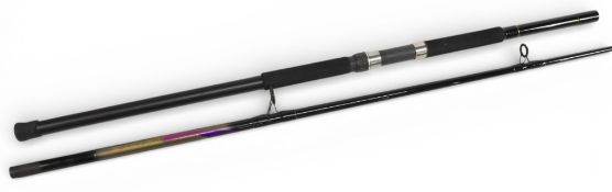 Daiwa Strike Force X, 9’6”, 2 piece up tide rod, casting weight 2-6oz, lined guides, Duplon handle