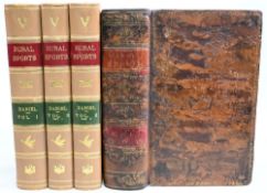 Rural Sports 1801 Rev W B Daniel Volume 1, Volume 2 Part 1 & Volume 2 Part 2, Supplement to Rural