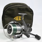 Shimano 10000 XTE Super baitrunner Aero reel, twin handle with ratchet and free spool, fine, with