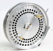 Scarce Barry Grantham ‘BB Pin’ 5 7/8” narrow drum reel with check and brake lever, quick release