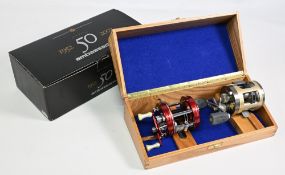 ABU Ambassadeur 50th Anniversary Set of Reels 1952-2002 to include a No 5000 multiplier reel in
