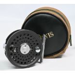 Orvis Battenkill 5/6 alloy trout fly reel, 3 1/8” ventilated spool, 2 screw latch, counter
