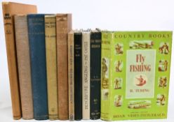 Vintage Fishing Books to include Fly Fishing 1951 H Turing, Sea Trout and other Fishing Stories 1922