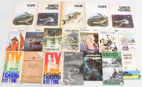 Fishing Paperback Publications to include Osprey Angling series books x 5, Tight Lines x 7, together