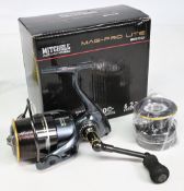 Mitchell Advanced Mag-Pro Lite 2000 spinning reel, 10 bearing, 6.2:1 ratio, ambidextrous, little