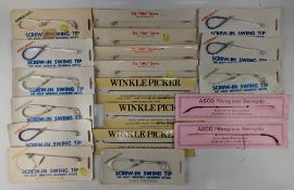 Carded unused vintage fishing tackle quiver ledgering tips, makers of Arroway, H&H, Asco (19)