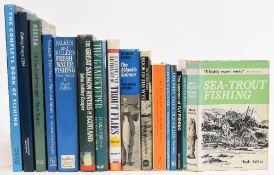 Fishing Books to include Sea Trout Fishing 1971 Hugh Falkus, The Atlantic Salmon a Vanishing Species