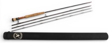 Cortland XC Precision carbon trout fly rod, 10ft 4pc line 7#, alloy uplocking reel seat and collar