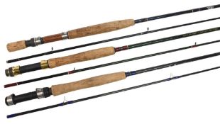 Shakespeare Imperial carbon fly rod 1727-285, 2.85m 2pc line 7/9#, x-wrap alloy uplocking reel seat,