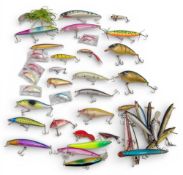 Collectable Fishing Lures, artificial plug lures - modern examples