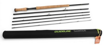 Guideline Elevation carbon salmon fly rod, 13ft 6pc line 8/9#, Scandi 32-35g, 20” handle with double