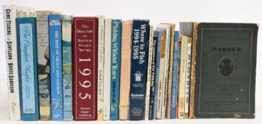 Fishing Books, publications and catalogues to include Hardy’s Anglers Guide and Catalogue 1955,