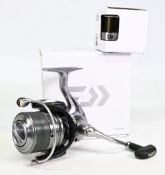 Daiwa Caldia 4000A fixed spool reel, 5 bearing, ambidextrous, 4.9:1 ratio, little used, c/w spare