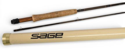 Sage Graphite III 5100 RPL - 3 3/8oz carbon trout fly rod, 10ft 2pc, line 5#, alloy uplocking reel